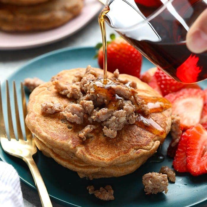 Sausage Pancakes - Dinners, Dishes, and Desserts
