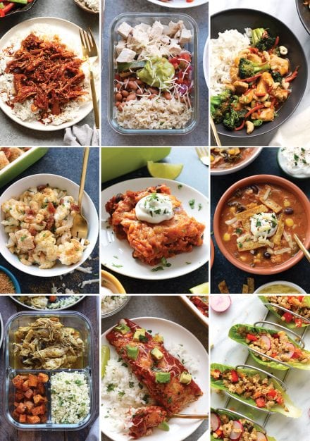 Looking for healthy lunch and healthy dinner options for the week? These Chicken Meal Prep Ideas are perfect if you're looking for a healthy meal that is quick and easy to make. Healthy meal prep is made easy with these chicken recipes that are packed with protein and made with healthy ingredients.