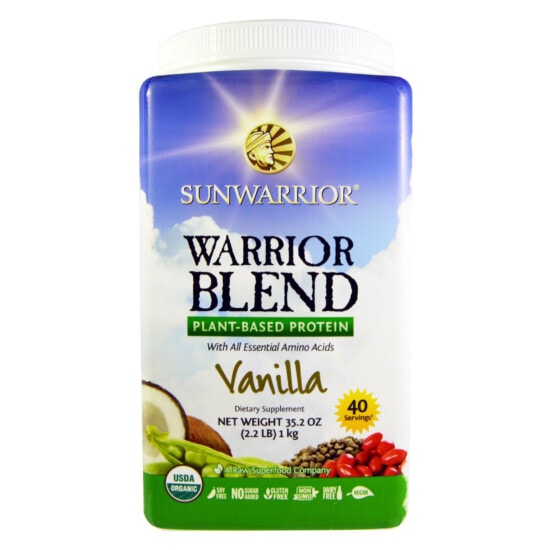 Plant based protein vanilla blend.