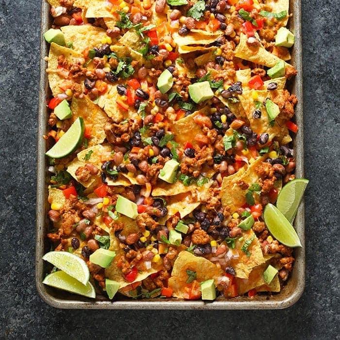 Loaded Chicken Nachos In Under 30 Fit Foodie Finds