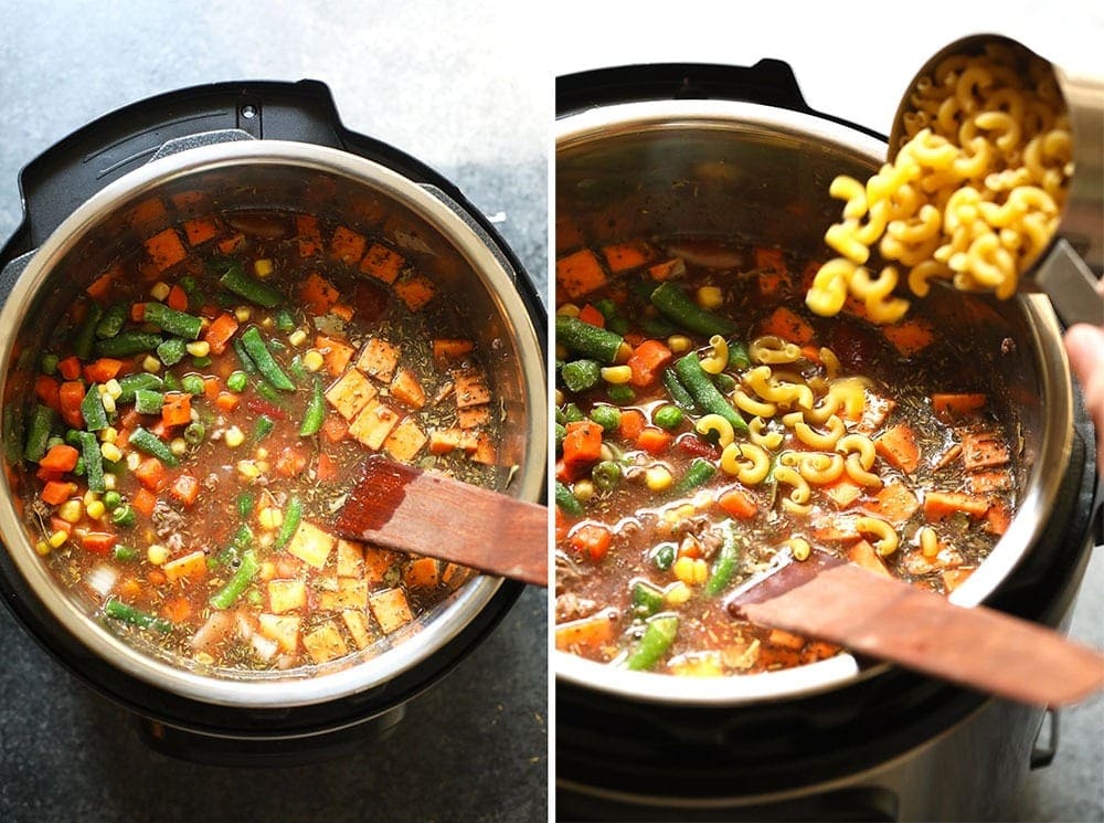 Instant Pot Hamburger Soup • Salt & Lavender