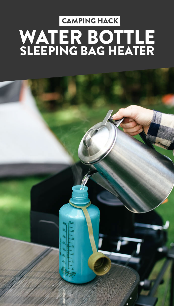 Camping Hack: Water Bottle Sleeping Bag Heater