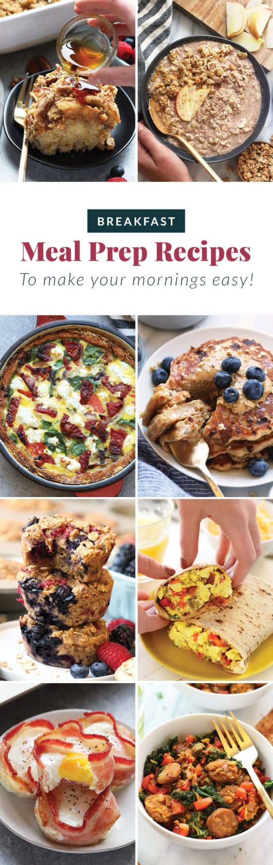 Breakfast Meal Prep Recipes (save time & money!) - Fit Foodie Finds