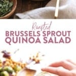 Brussels sprout salad.