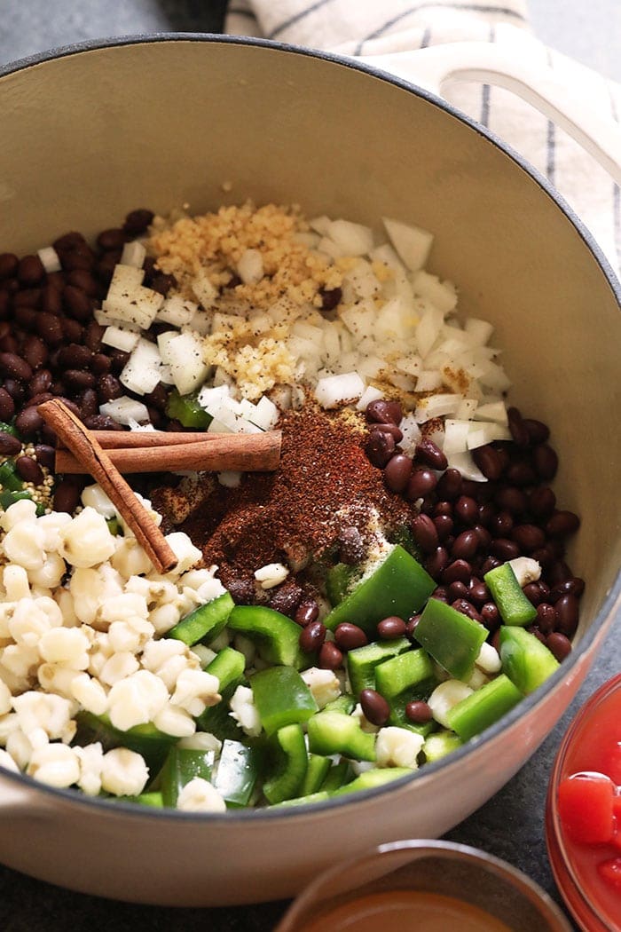 Vegan Black Bean Quinoa Chili One Pot Meal Fit Foodie Finds