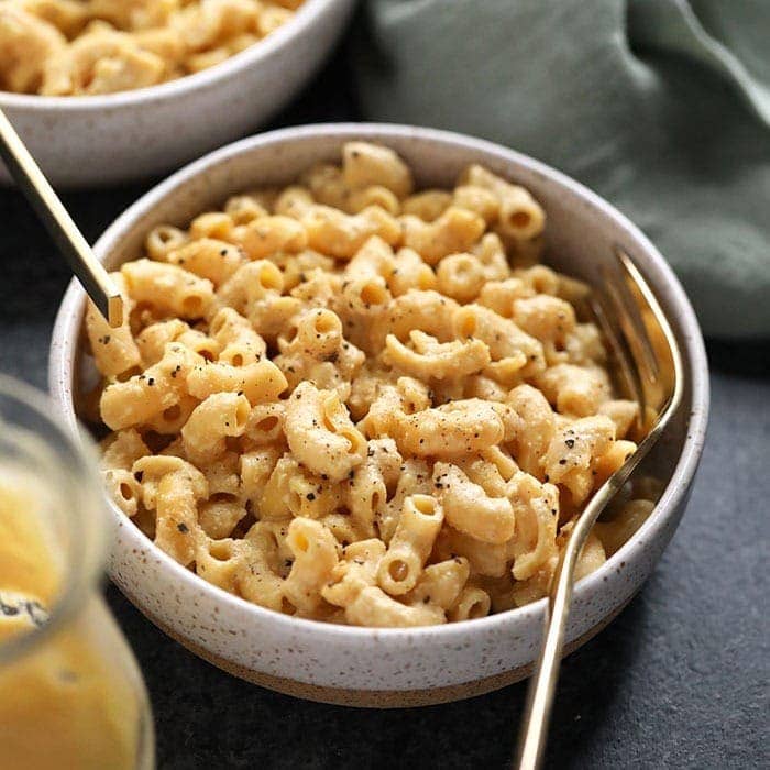 Vegan Mac and Cheese (w/ Cashew Sauce!)