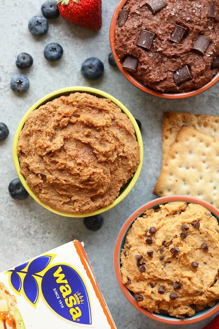 Many edible cookie dough dips