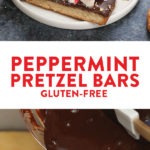 Peppermint Pretzel Bars