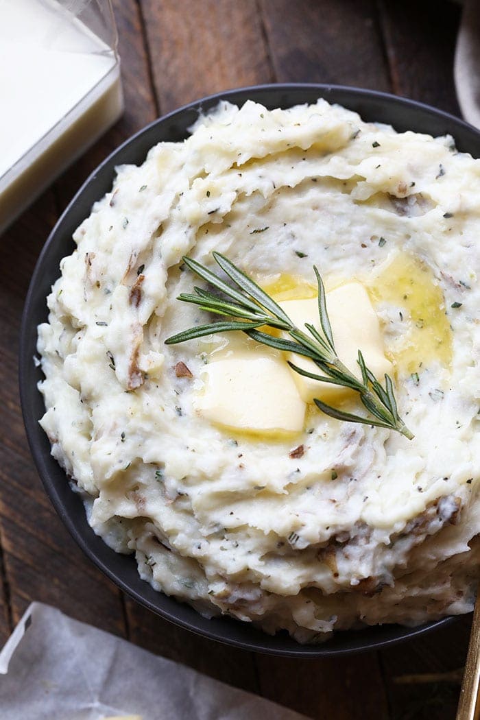 healthy garlic mashed potatoes recipe