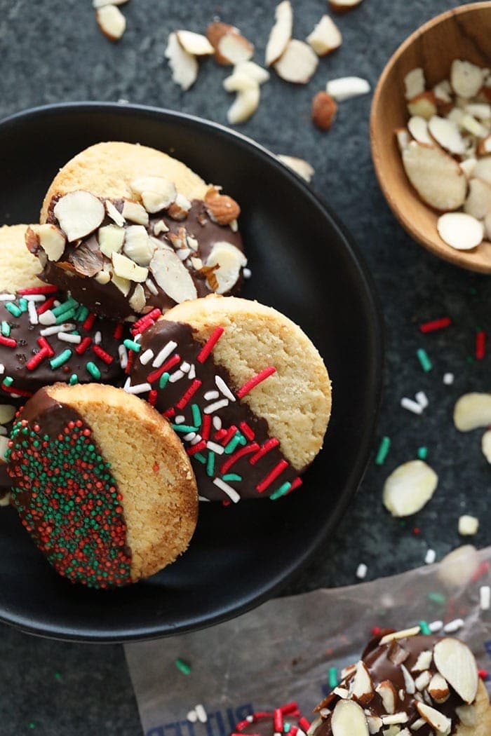 Shortbread Almond Flour Cookies (gluten free!) - Fit Foodie Finds