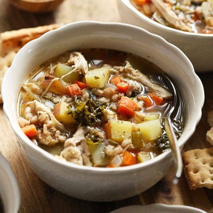 Leftover Turkey Soup (made within the On the spot Pot!)