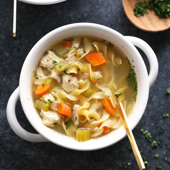 Chicken noodle soup crock pot