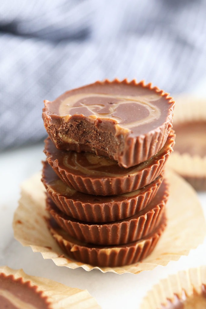 Chocolate Peanut Butter Fat Bombs - Fit Foodie Finds