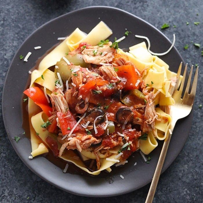 Chicken Cacciatore Slow Cooker Recipe