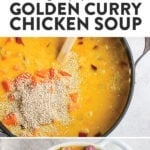 Golden soup.