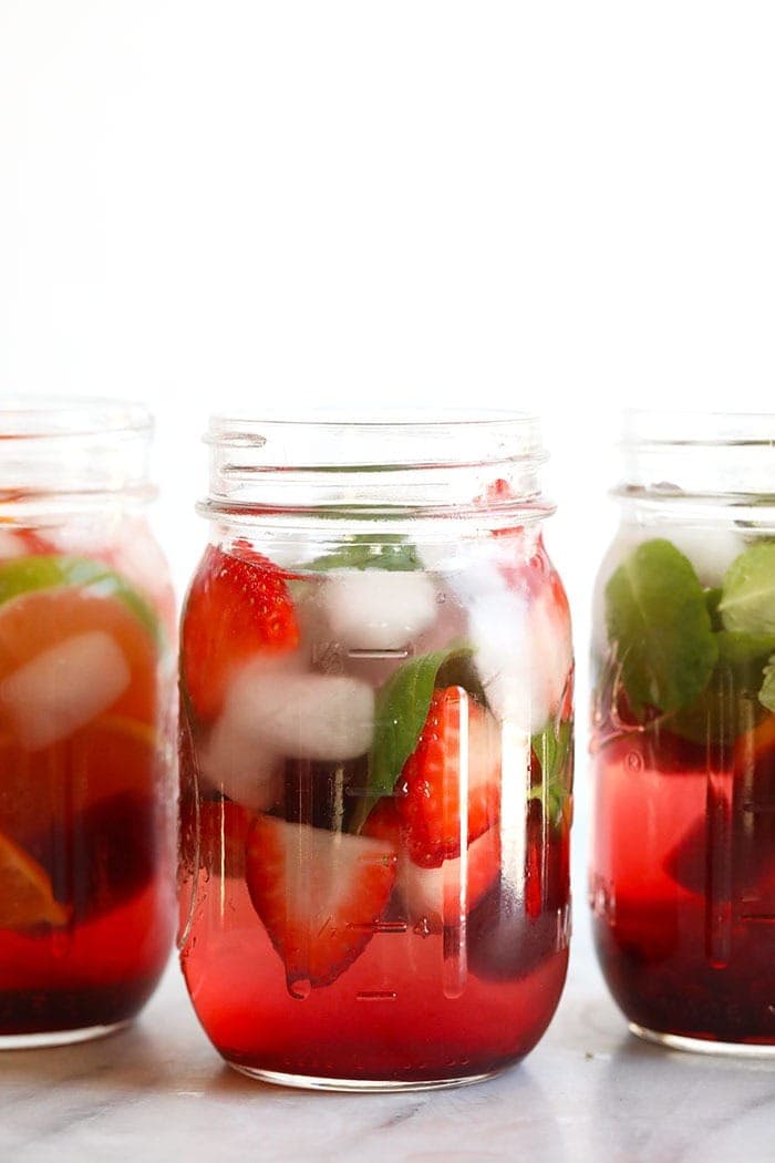 fruit infused water recipes