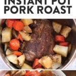 Instant pot photos with text overlay