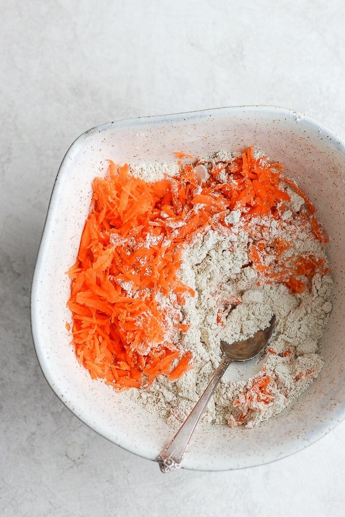 healthy carrot cake pancake ingredients