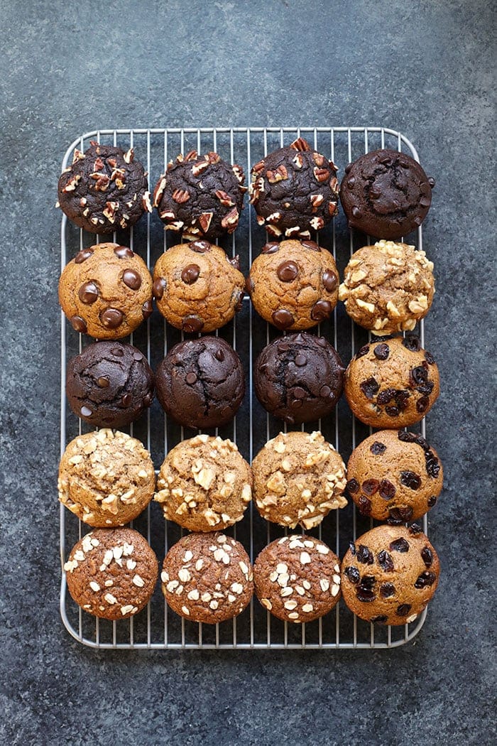 6 Healthy Muffin Recipes (1 Base Muffin Recipe) - Fit Finds
