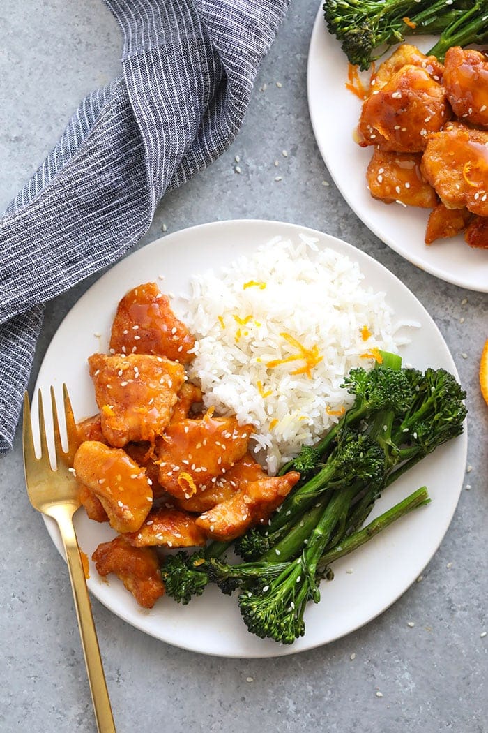 Healthy Orange Chicken (great for meal prep!) - Fit Foodie Finds