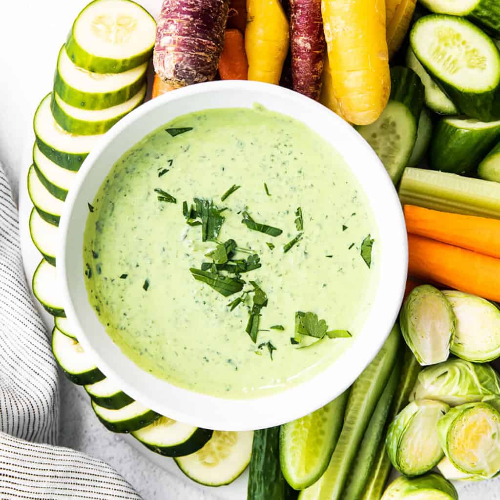 All-Purpose Creamy Green Goddess Dressing and Dip
