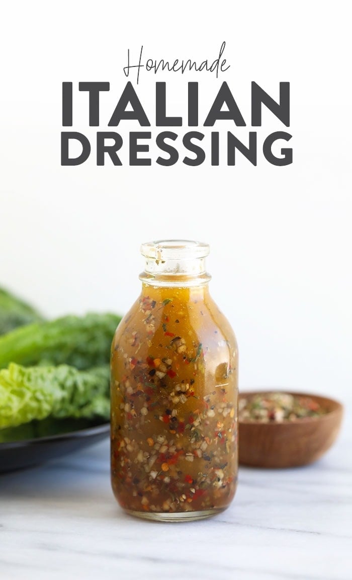 Italian dressing in a jar. 