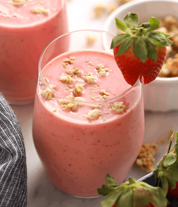 smoothie in glass