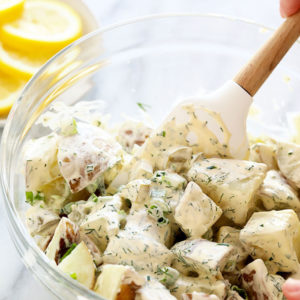 Vegan Potato Salad (ready in 30 min!) - Fit Foodie Finds