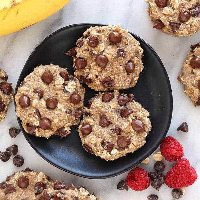 Healthy Banana Oatmeal Cookies