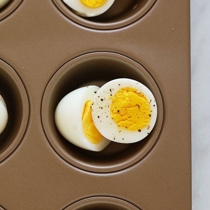 Baked Hard Boiled Eggs in the Oven (Perfection)