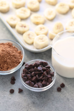 Healthy Chocolate Nice Cream (Dairy-Free + Vegan!) - FIt Foodie Finds