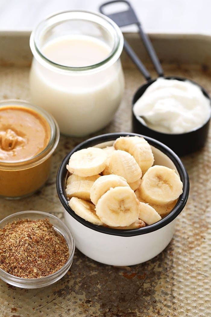 BEST Peanut Butter Banana Smoothie - Fit Foodie Finds