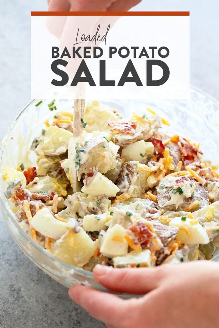 The BEST Loaded Baked Potato Salad - Fit Foodie Finds