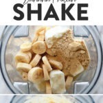 healthy banana protein shake