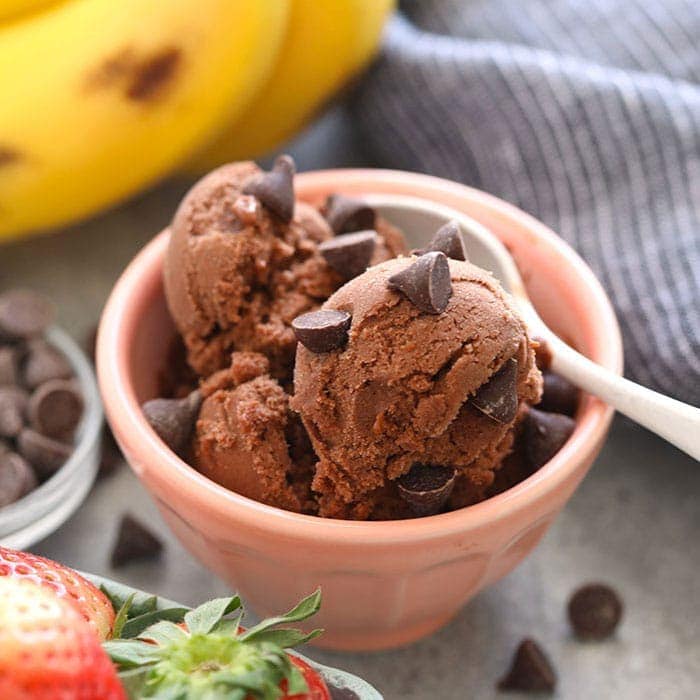 Healthy Chocolate Nice Cream