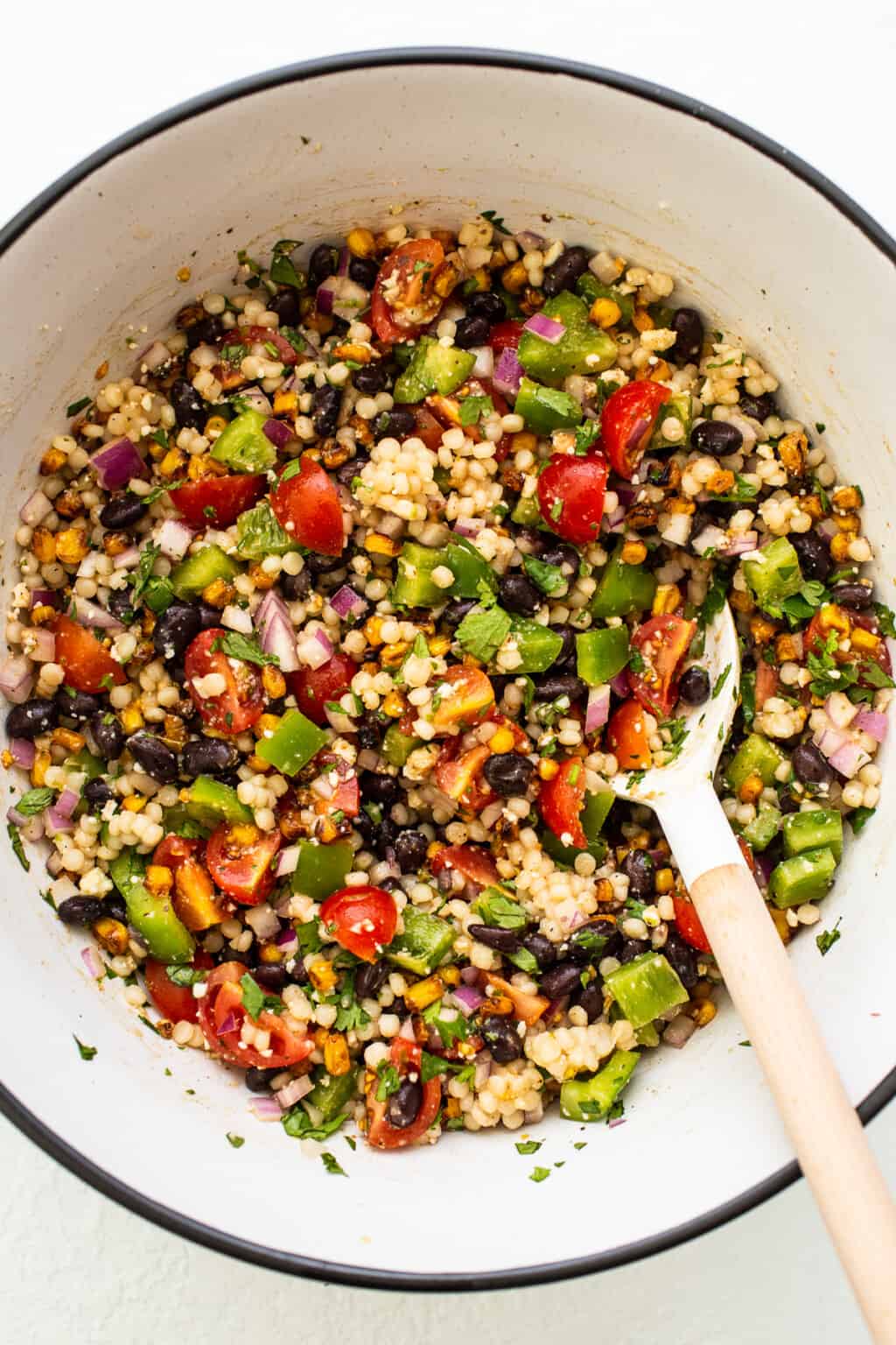 Black Bean Couscous Salad Fit Foodie Finds