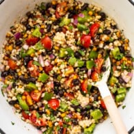 Black Bean Couscous Salad - Fit Foodie Finds