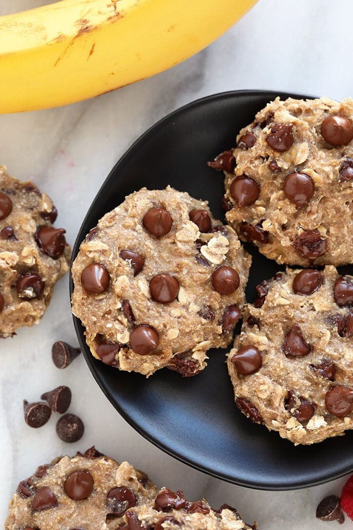 Oatmeal Banana Cookies (3-ingredients!) - Fit Foodie Finds