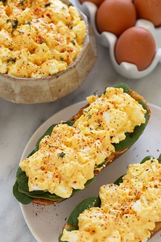 Healthy Egg Salad - Fit Foodie Finds