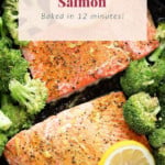 salmon in cast iron