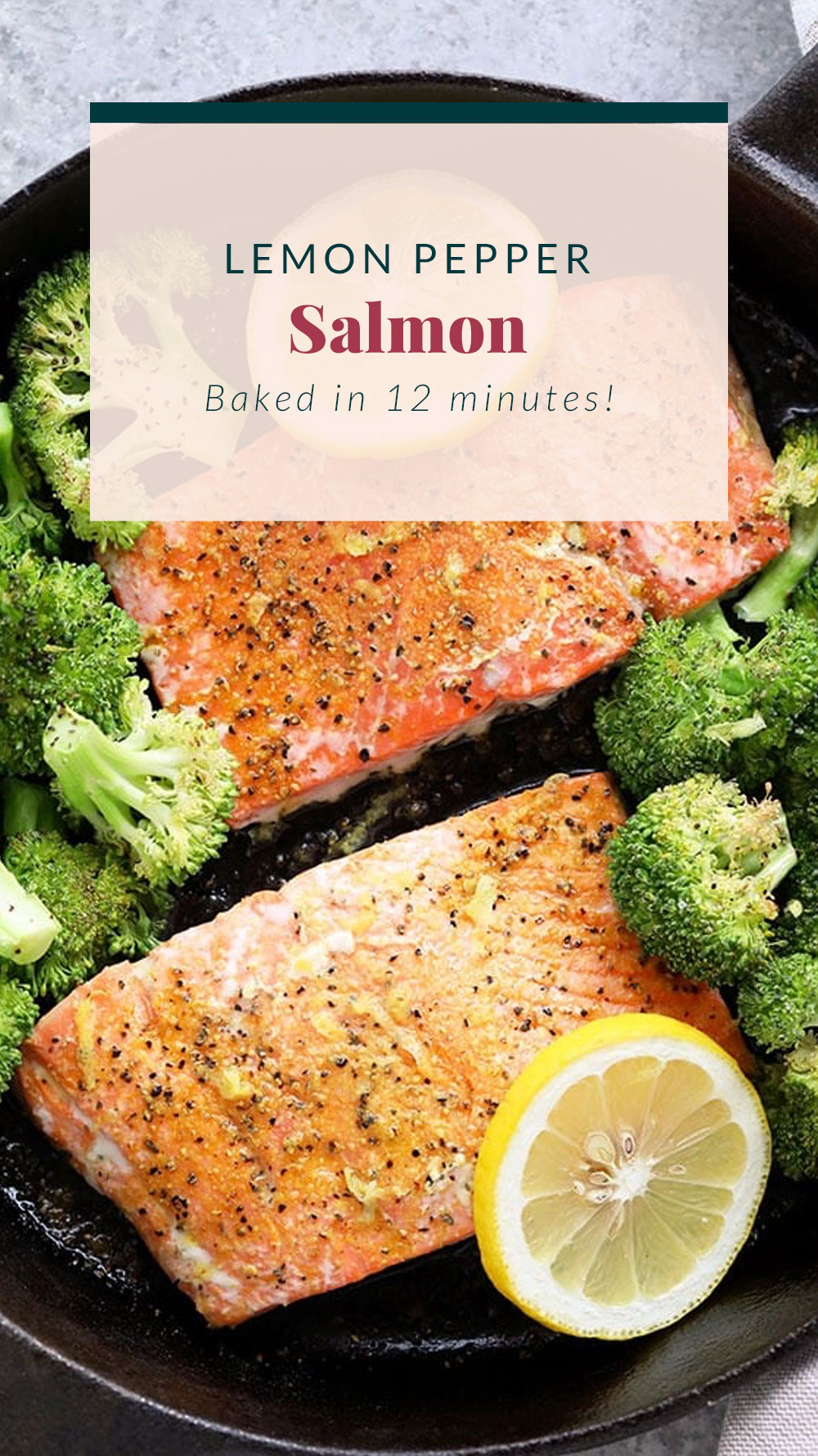 Baked Lemon Pepper Salmon (ready in 12 min!) - Fit Foodie Finds
