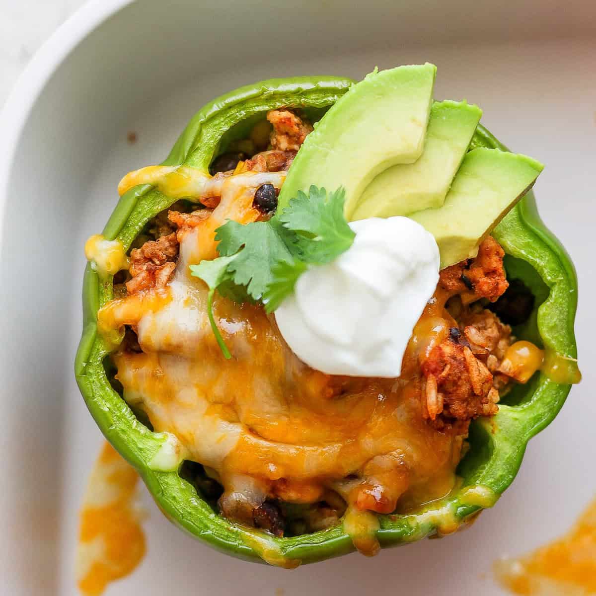 Mexican-Model Stuffed Peppers – Match Foodie Finds