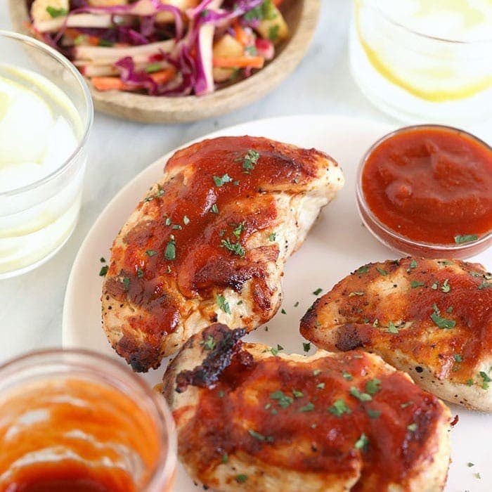 The BEST Grilled BBQ Chicken Breast Recipe - Fit Foodie Finds