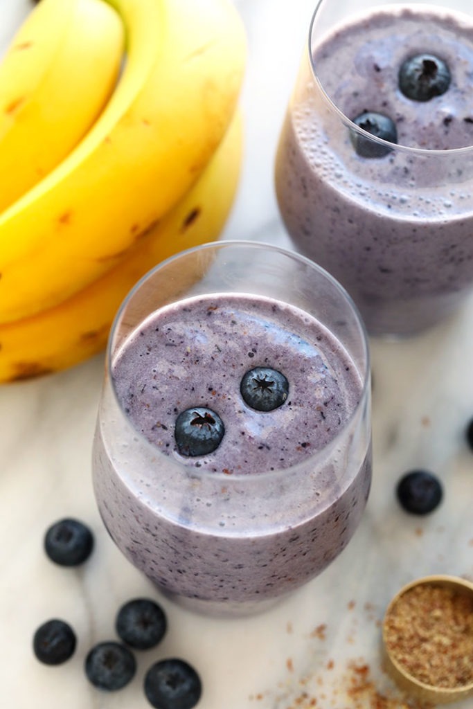 Go To Blueberry Banana Smoothie Fit Foodie Finds