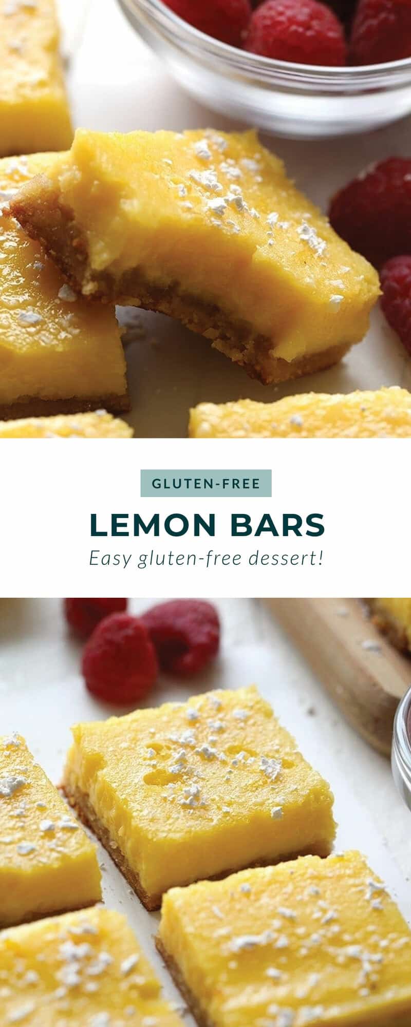 Healthy Gluten Free Lemon Bars - Fit Foodie Finds