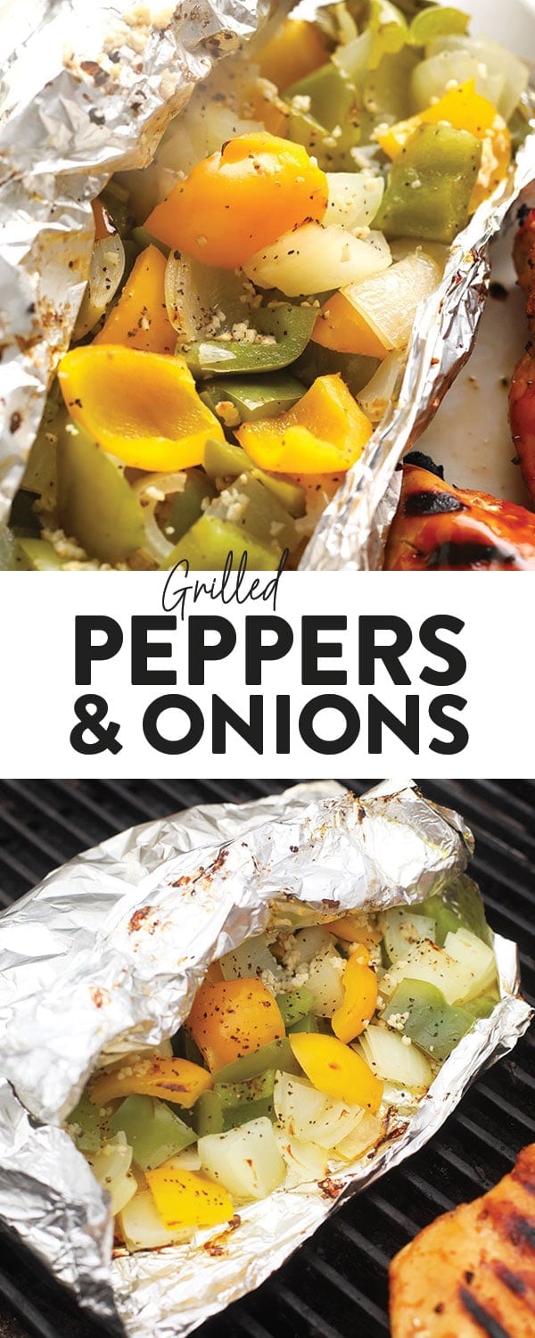 Easy Grilled Peppers and Onions Fit Foodie Finds