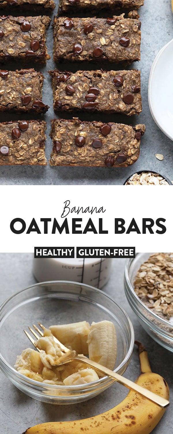 Healthy Banana Oatmeal Bars - Fit Foodie Finds