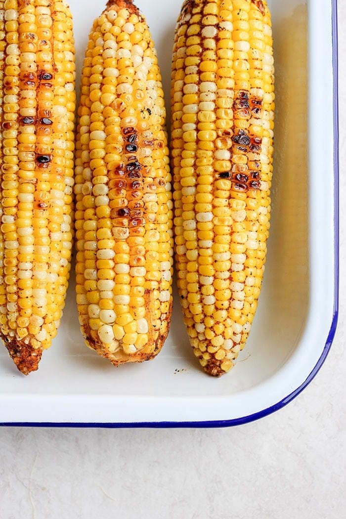 Grilled Mexican Street Corn (in 30 Minutes!) - Fit Foodie Finds