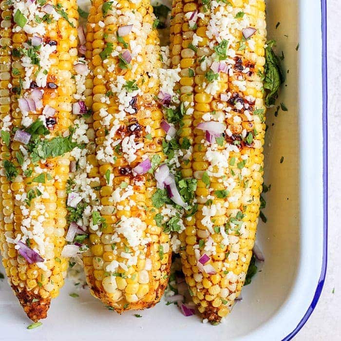 Grilled Mexican Street Corn (Elote) - Once Upon a Chef