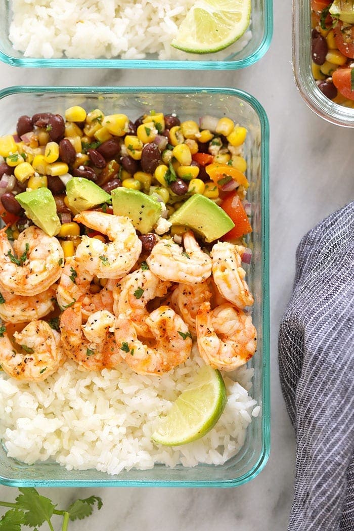 Baja Power Bowl - Grilled Shrimp - The Prep Kitchen